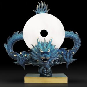 tượng rồng bằng gốm sứ
