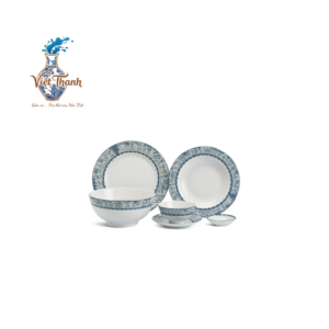 Bộ Bát Đĩa Sứ Hoa Văn Xanh – Tinh Hoa Gốm Sứ Việt Thành