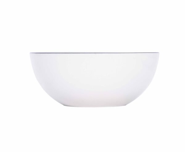 Chén sứ trắng bóng viền đen - Hình ảnh 3