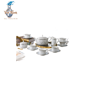 Bộ ấm chén sứ xương cao cấp