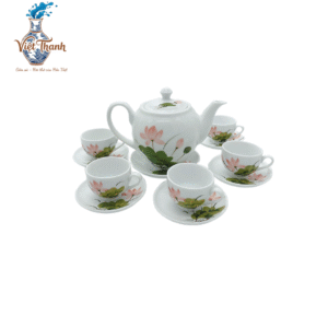 Bộ trà gốm vẽ sen-Tinh hoa truyền thống Việt