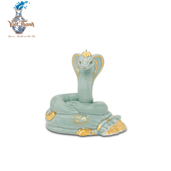Tượng Rắn Thanh Xà - Men ngọc